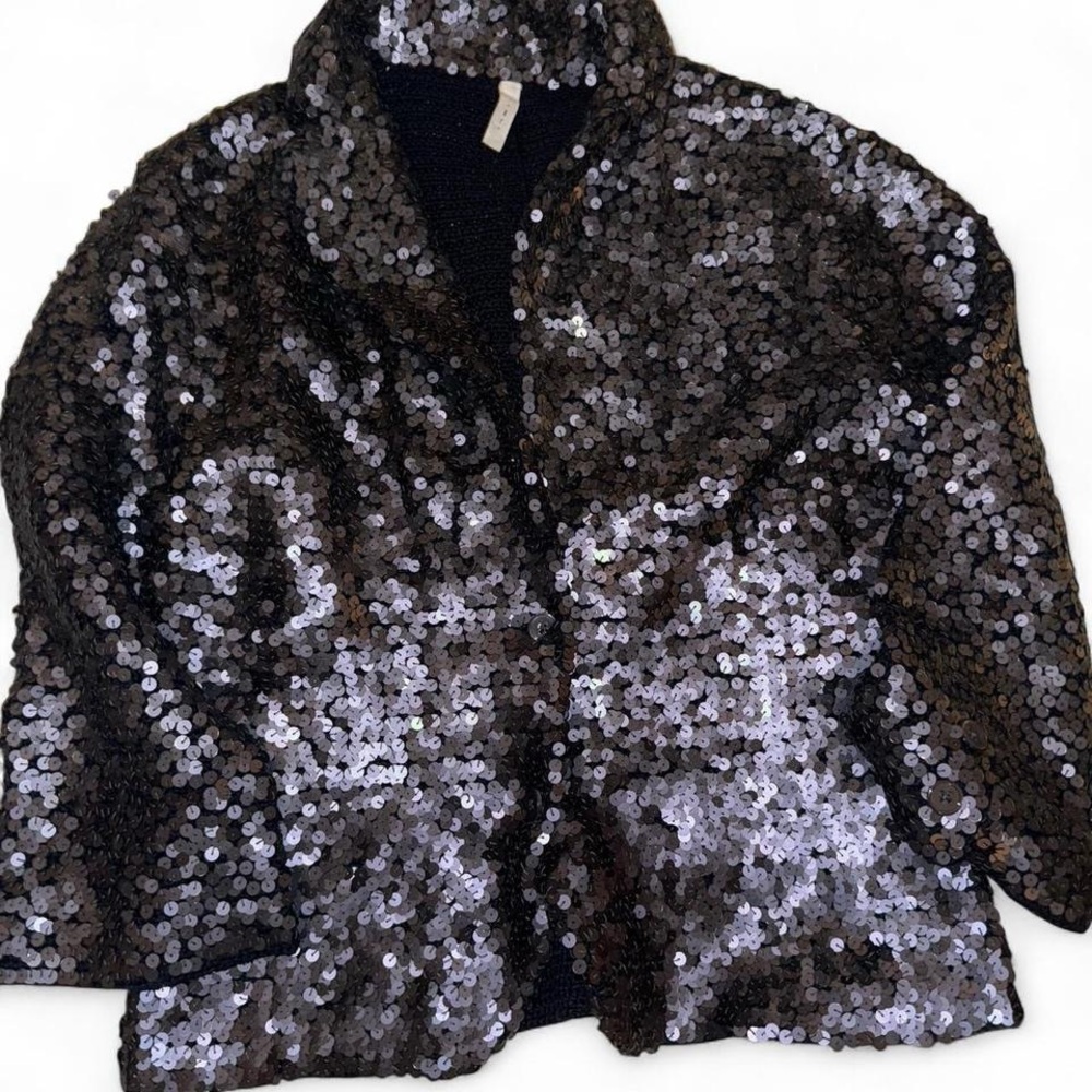 Black Sequin Women's Jacket